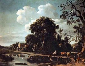 River Landscape by Filippo Napoletano