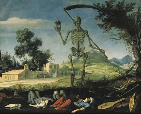 A landscape with the Grim Reaper - view 1
