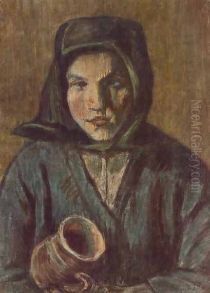 Peasant Girl with Jug c. 1927 - view 1