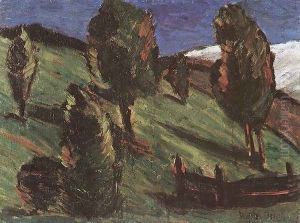 Transylvanian landscape 1925 by Istvan Nagy