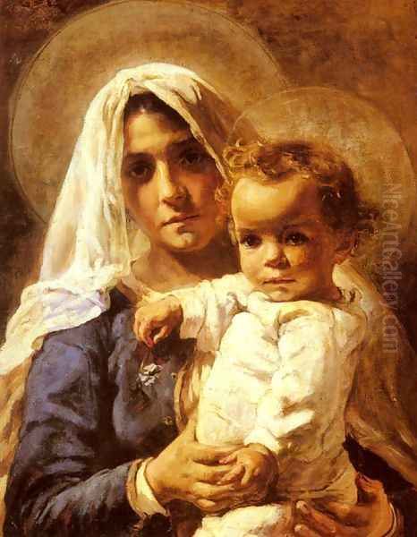 A Mother And Child - view 1