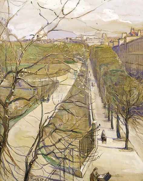 View of the Luxemborg Gardens, Paris - view 1