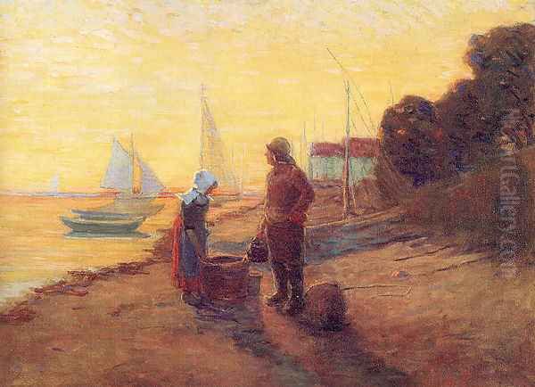 Shore Scene- Sunset - view 1