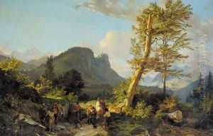 Parting (Der Abschied) by Friedrich Nerly