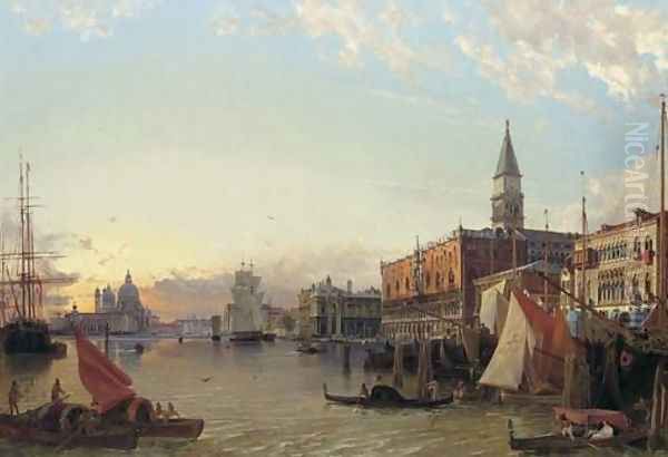 The Doge's Palace and the Piazzetta di San Marco with a view of the Grand Canal and Santa Maria della Salute beyond, 1841 - view 1