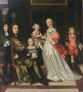 Family Portrait by Eglon van der Neer