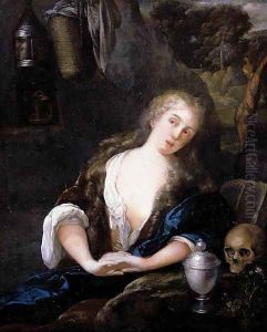 The Penitent Magdalene 1691 by Eglon van der Neer