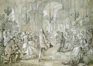 A Masquerade Ball by Charles Joseph Natoire