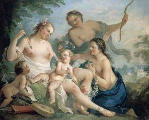 Venus and Cupid by Charles Joseph Natoire
