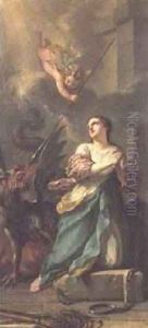 St Margaret of Antioch by Charles Joseph Natoire
