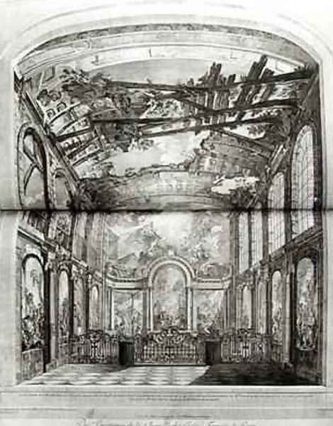 Decoration of the chapel of the Hospice des Enfants Trouves in Paris - view 1