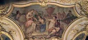 Decorative panel from the Oval Salon illustrating the Story of Psyche 1732-39 by Charles Joseph Natoire