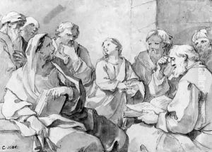 Christ and the Doctors by Charles Joseph Natoire