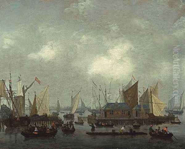 Amsterdam- Shipping on the Ij - view 1