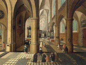Church Interior by Peeter, the Elder Neeffs
