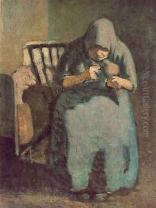 The Artists Mother 3 by Janos Nagy Balogh