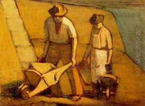 Navvies beginning of 1910s by Janos Nagy Balogh