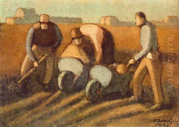 Navvies with Barrow 1912 - view 1