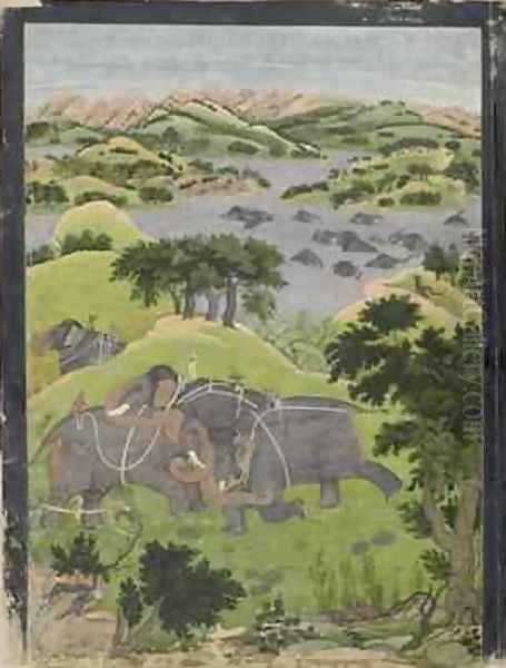 Capture of a Wild Elephant 1778 - view 1