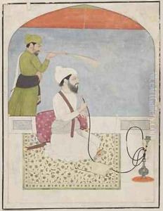Portrait of Raja Prakash Chand of Guler 1825 by Nainsukh Family