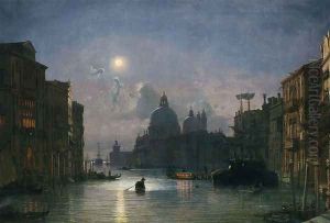 Santa Maria Della Salute, Venice by Friedrich Nerly the Younger