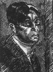 Self-portrait 1920 by Jozsef Nemes Lamperth