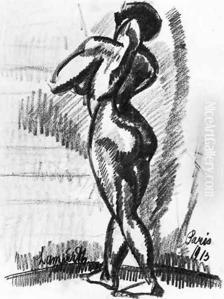 Standing Nude 1913 - view 1
