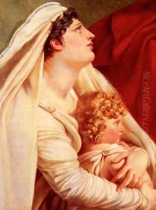 Andromaque Before Pyrrhus With Her Son, Astyanax by Pierre Narcisse