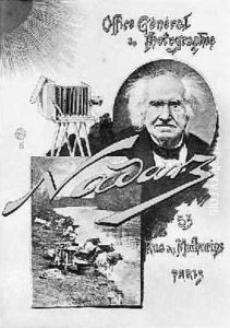 Trade Card for Office General de Photographie by Gaspard Felix Tournachon Nadar