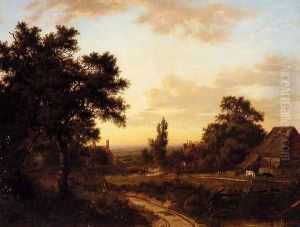 A View Of Addington, Surrey, With The Shirley Mills Beyond by Patrick Nasmyth