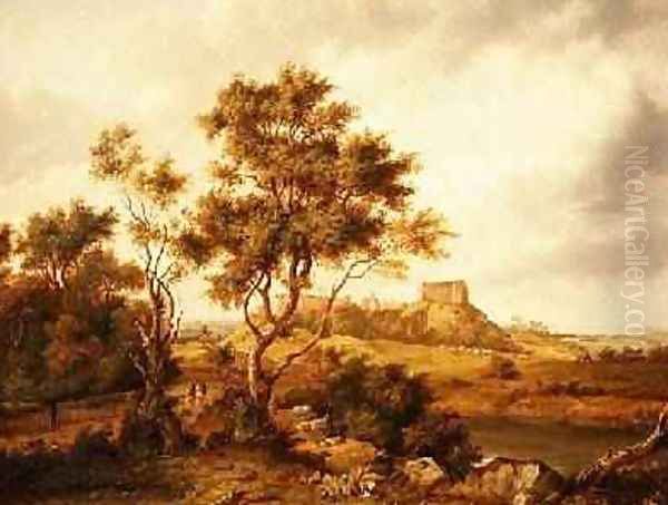 Carisbrooke Castle Isle of Wight by Patrick Nasmyth