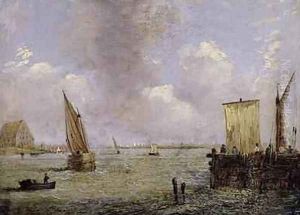 On the Thames by Patrick Nasmyth
