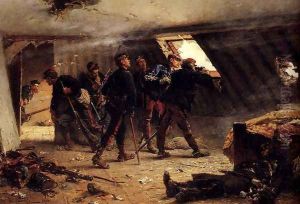 Episode From The Franco-Prussian War by Alphonse de Neuville
