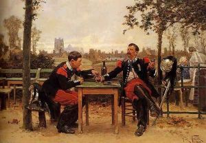 The Commander's Feast by Alphonse de Neuville