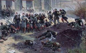 Battle of Champigny, the lime kiln (detail)