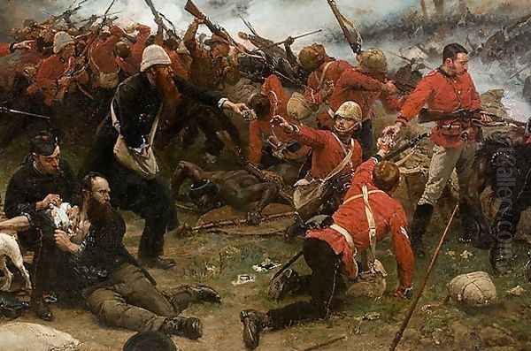 Defence of Rorke's Drift. Detail - view 1