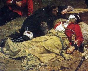 The Defense of Rorkes Drift, detail