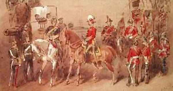 General Sir Garnet Wolseley 1833-1913 at Alexandria 1882 - view 1