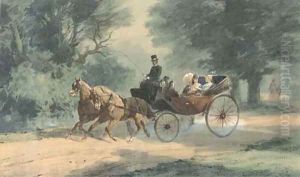 A ride in the park by Orlando Norie