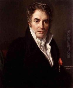 Portrait of Jacques-Louis David 1817 by Francois-Joseph Navez