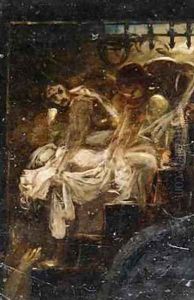 Study for Burying the Royal Children 1790 by James Northcote