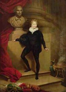 Master Betty as Hamlet before a bust of Shakespeare 1804-06 by James Northcote