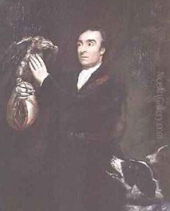 The Falconer a portrait of the artists brother Samuel Northcote 1809 by James Northcote