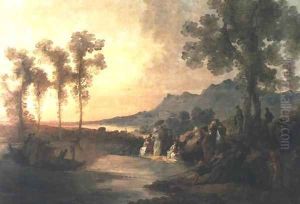 Society on Excursion to a Lake