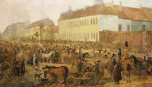 Market in Praga - view 1