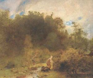 The Isle of Avalon. 'The apple isle or fortunate, men do it rightly call' by John William North