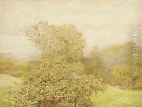 Spring in a Western Orchard - view 1