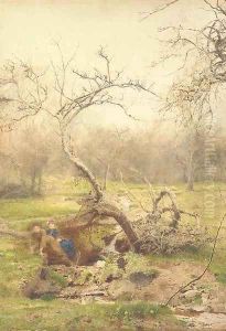 The wood-reeve's daughters by John William North