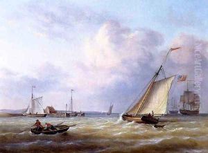 Philadelphia Harbor by Richard Henry Nibbs