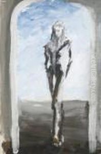 Personnage Marchant Sous Une Voute by Max Jacob